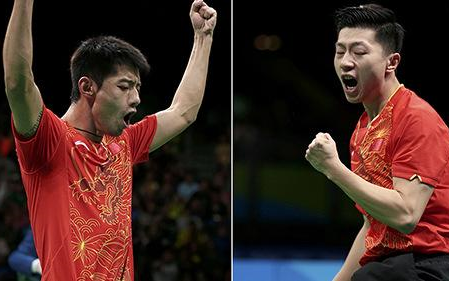 英国乒乓球队碾压奥地利乒乓球队,张继科关键制胜 英国乒乓球队碾压奥地利乒乓球队,张继科关键制胜